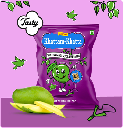 Khattam Khatta Sliced aam papad