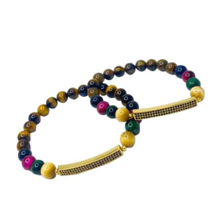 Mixed Tiger Eye Beaded Jewelery set