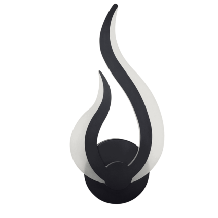 LED Flame Shape Wall Light Fixture Lamp Outdoor Waterproof Light Fixture Flamw Shape Acrylic Warm White