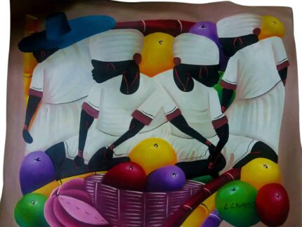 Oil On Canvas Haitian Art