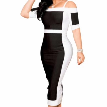 Black and White Dress