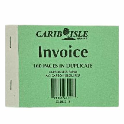 Carib Isle Invoice Book