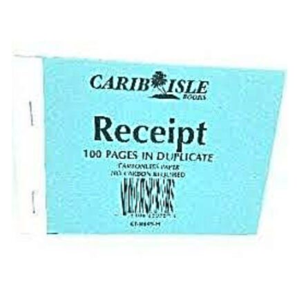 Carib Isle Receipt Book