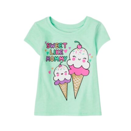 Sweet Like Mommy Baby Girl Graphic Tee/Size 4T