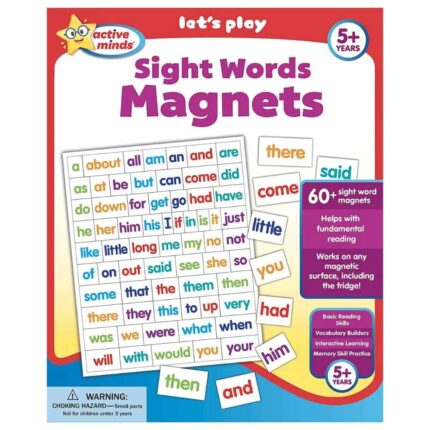 Sight Word Magnets Ages 4+