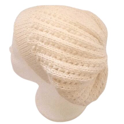 Knitted Tam, Slouchy Tam, Knit Hat, Small Adult